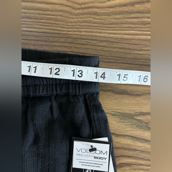 NWT Volcom Black Wide Leg Pants - Picture 4 of 5